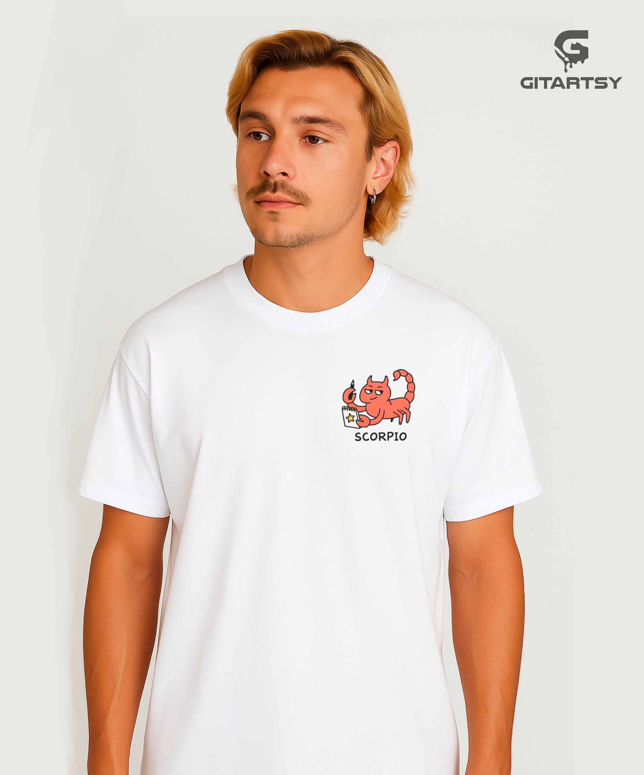 Scorpio Zodiac Sign T-Shirt – Mysterious, Funny & Creative Astrology Tee (Unisex) -front