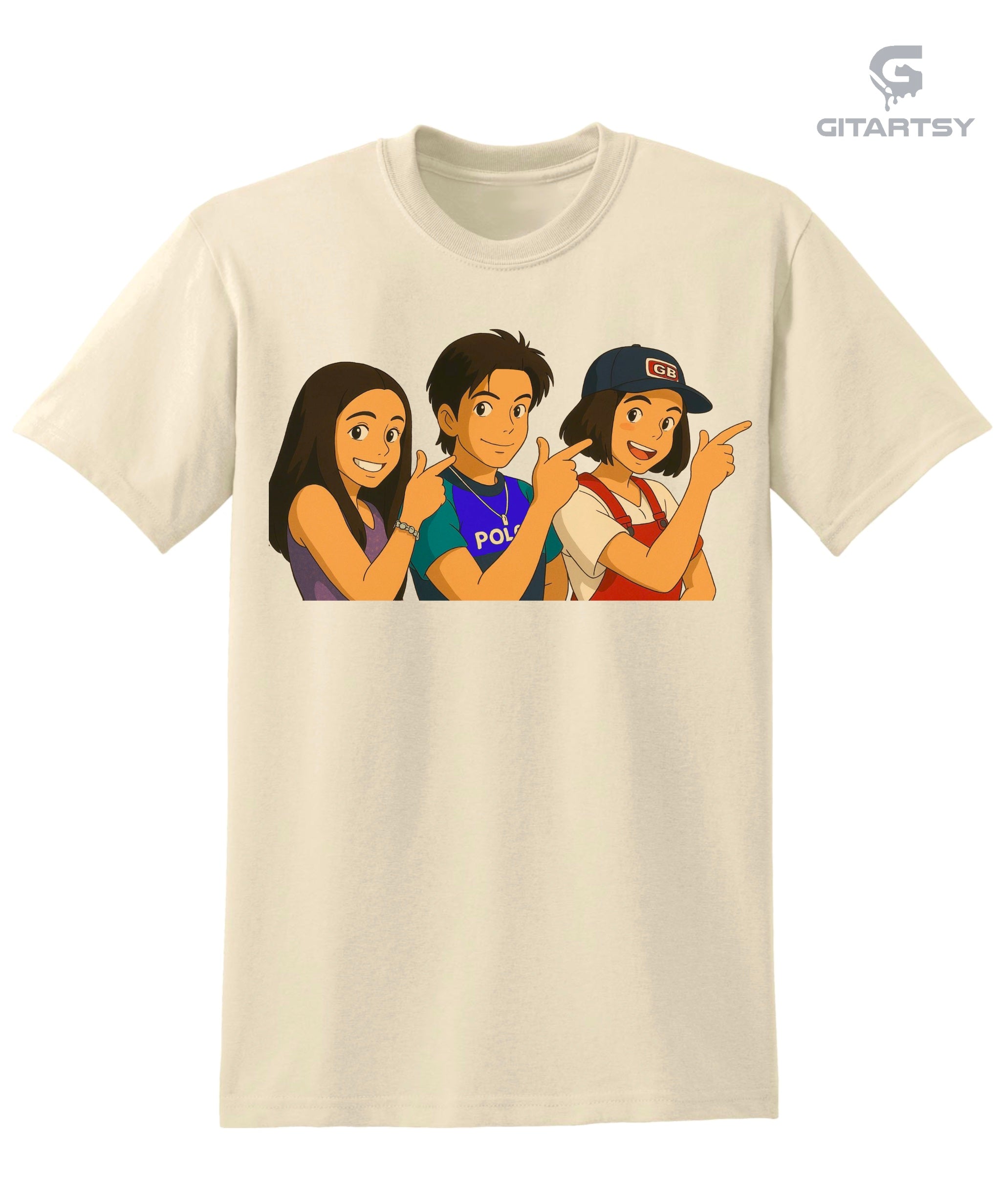 Bollywood Ghibli Art Kuch Kuch Hota Hai T-Shirt – Romantic SRK Hindi Movie Scene