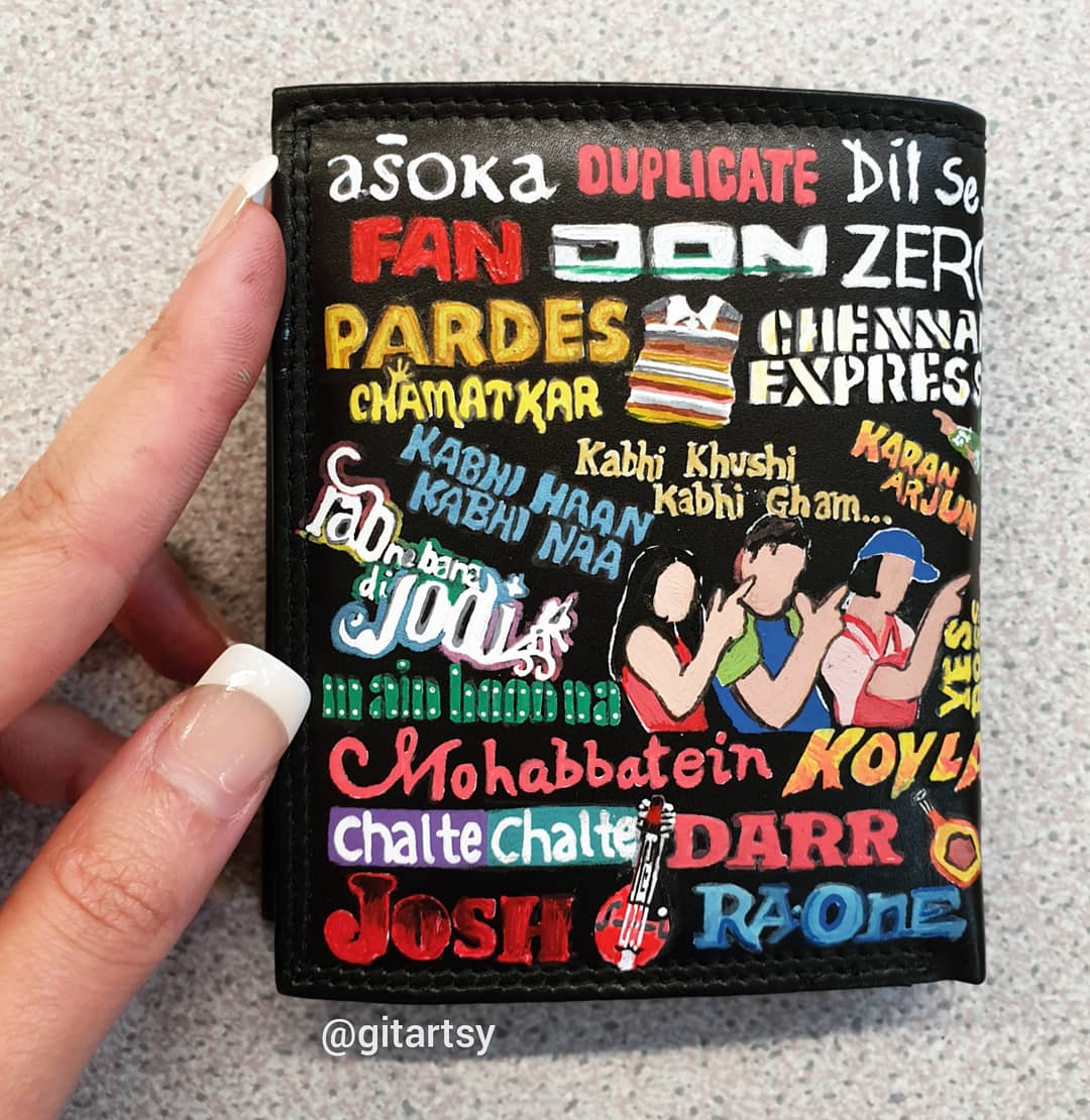A hand-painted leather wallet featuring a custom portrait of a person, pet, or loved one. The painting is detailed, colourful, and made using premium-quality waterproof leather paints. Ideal for gifting or personal keepsakes, this wallet showcases artistic craftsmanship and premium leatherwork.

