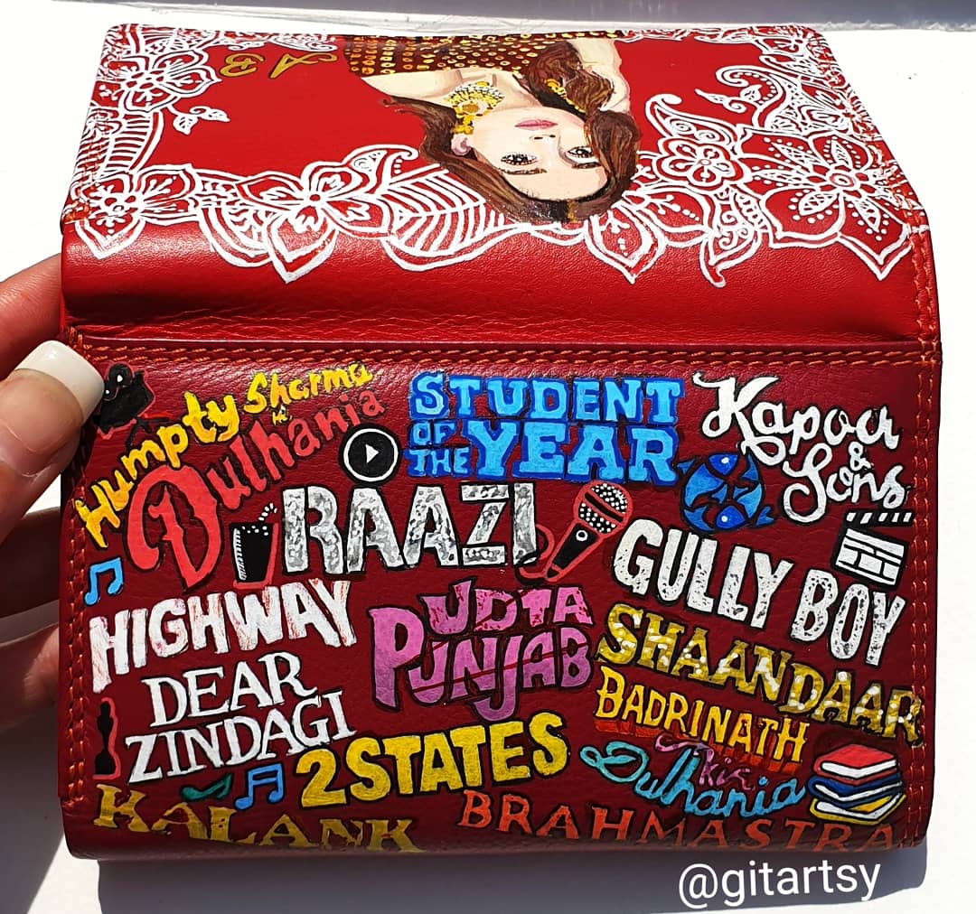 A hand-painted leather wallet featuring a custom portrait of a person, pet, or loved one. The painting is detailed, colourful, and made using premium-quality waterproof leather paints. Ideal for gifting or personal keepsakes, this wallet showcases artistic craftsmanship and premium leatherwork.

