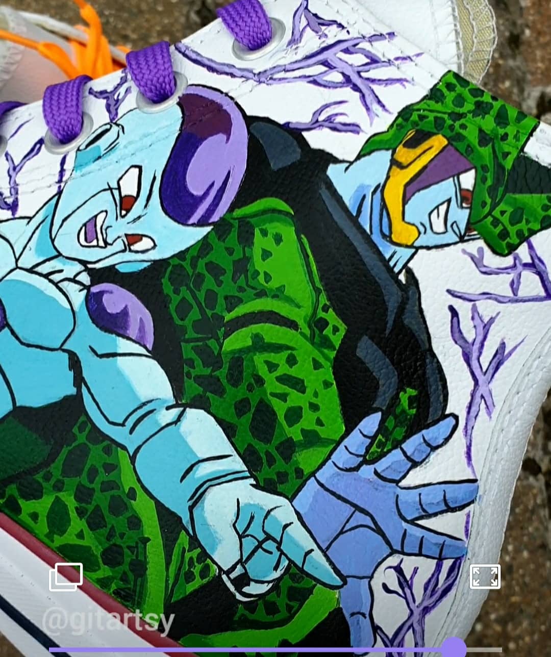 frieza dragon ball z shoes