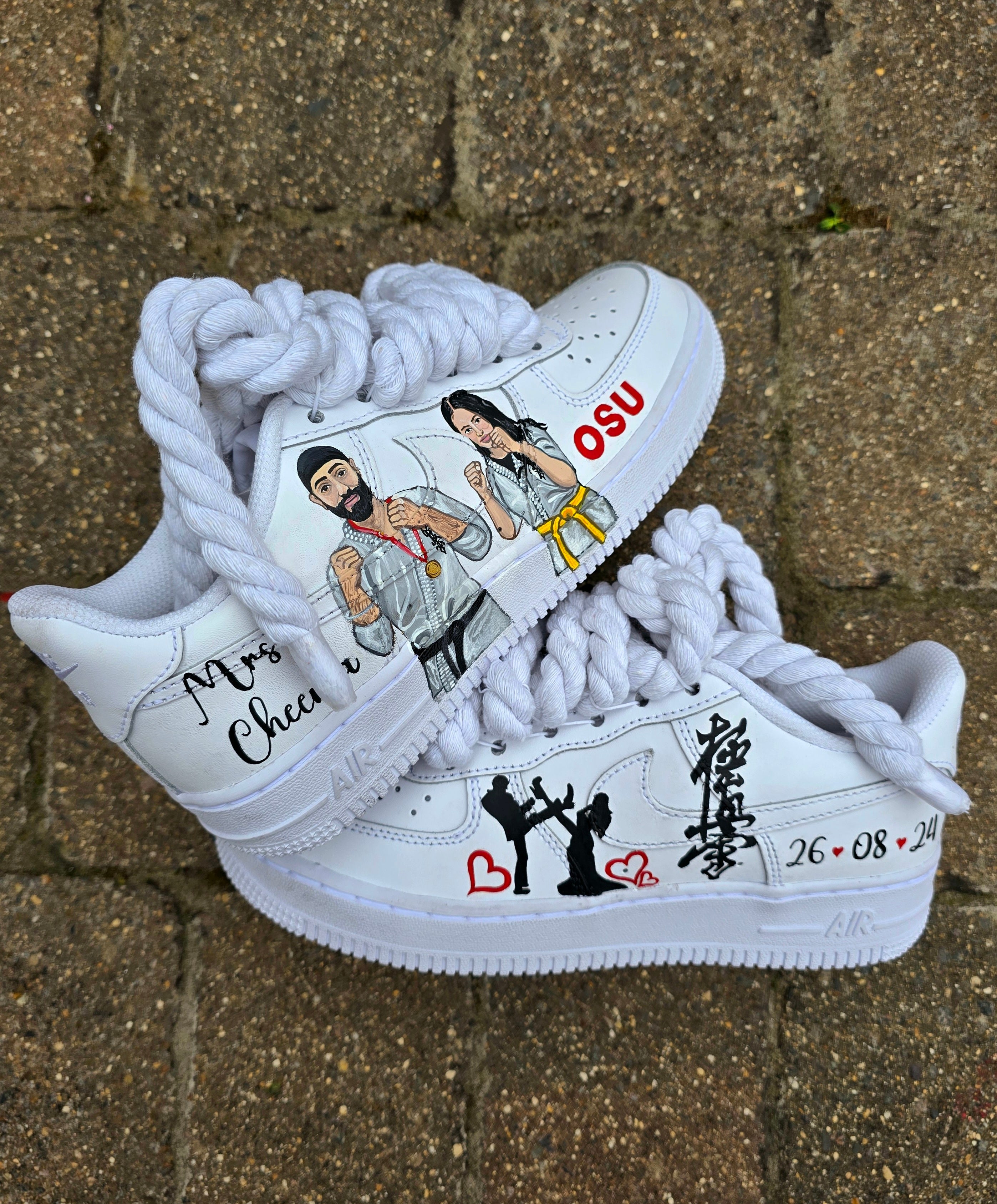 couple nike air force