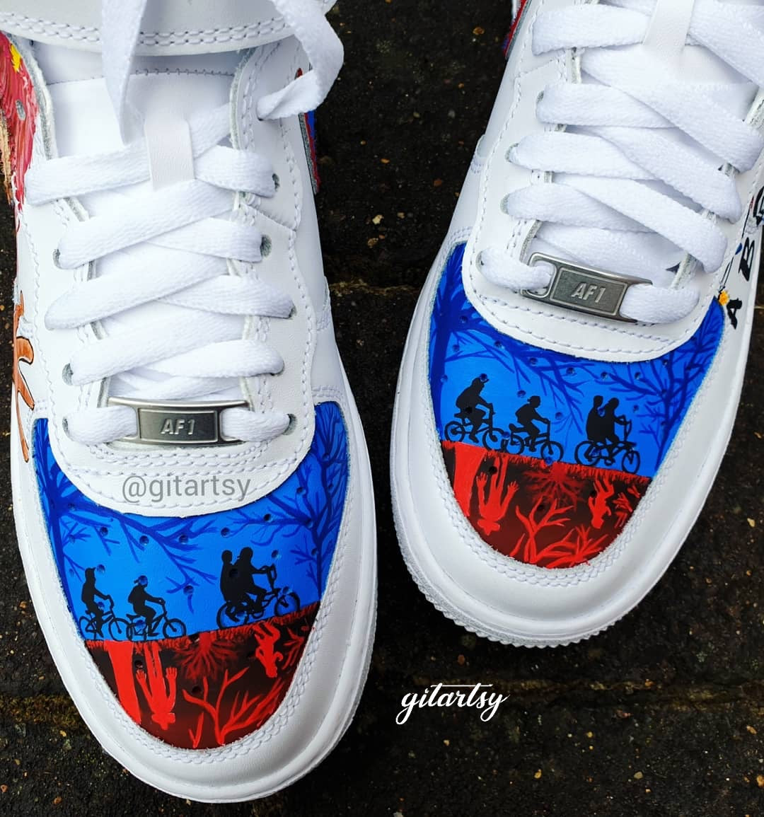 Stranger Things Custom Shoes Stranger Things Vans Sneakers Size